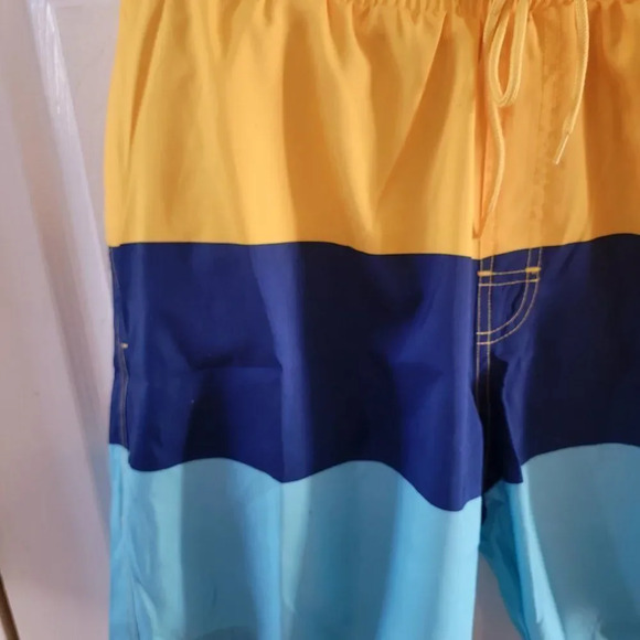 Club Room Men's Color blocked 7" Swim Trunks, Created for Macy's Size XL - Picture 4 of 12
